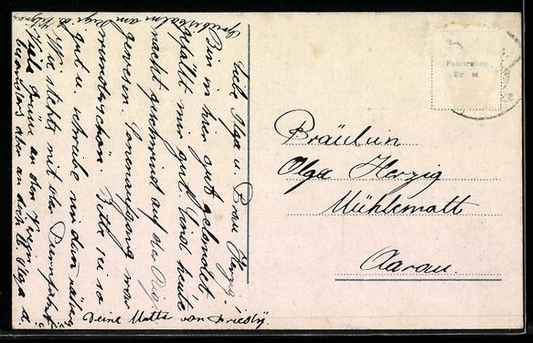 Cartoline postali: Vitznau, Ferienheim Grubisbalm mit Pilat – Usato da Berlin venduto da bartko-reher 1