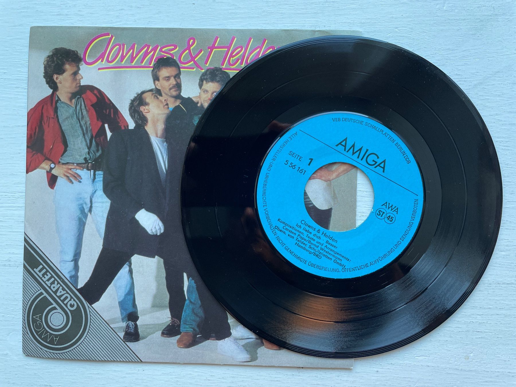 Dischi in vinile: Clowns & Helden - Amiga Quartett - 7" Single, 1987 – Usato da Zürich venduto da Andy_t71 2