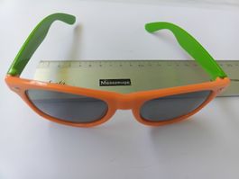 Sonnenbrille orange-grün