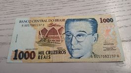Brasilianische Banknote 1000 Cruzeiros reais