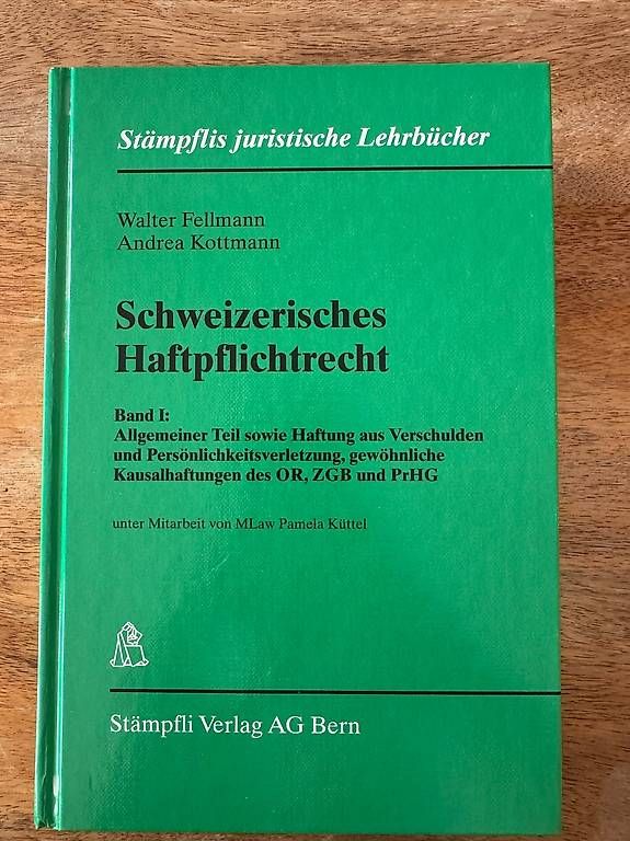 Libri: Schweizerisches Haftpflichtrecht, Fellmann/Kottmann – Usato da Effretikon venduto da alicebrunner