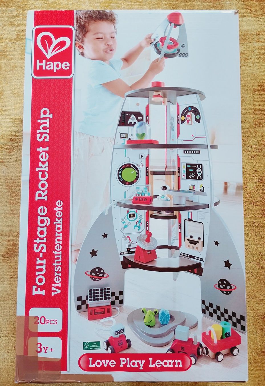 Hape Giocattoli: Hape four-stage rocket – Usato da Bern venduto da soberi 1