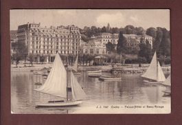 LAUSANNE - Ouchy - Palace Hôtel - 1918