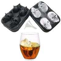 📌 3D-Schädel Eiswürfelform