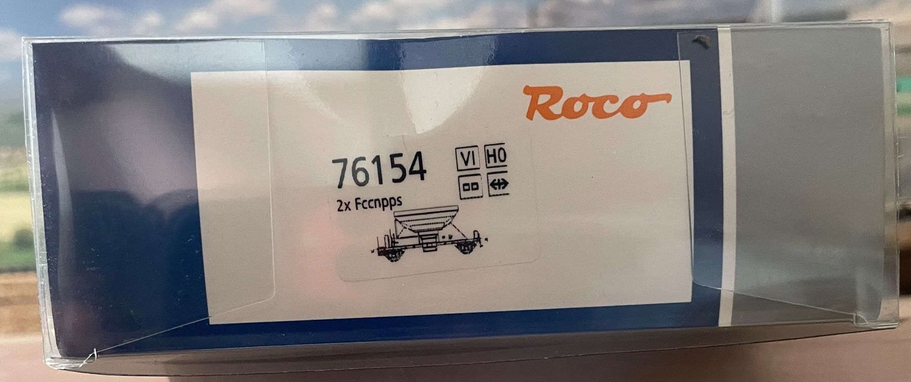 Roco Modellini di ferrovie: Roco 76154 SBB Schotterwagen 2-teilig – Usato da Blumenstein venduto da Ritschi 1