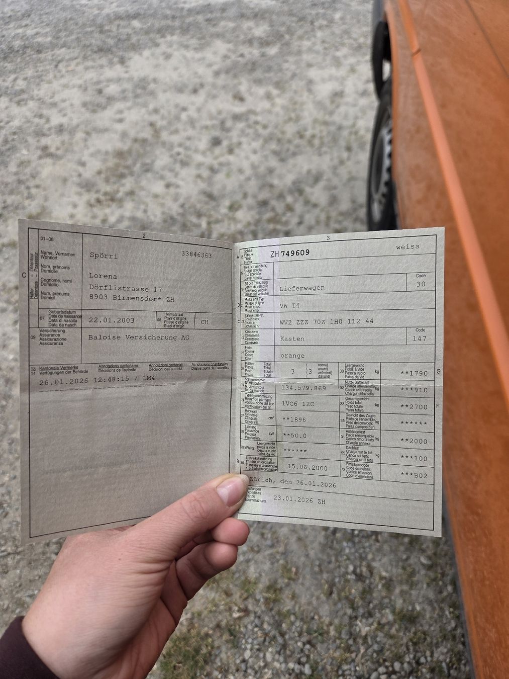 VW Veicoli commerciali: Verkaufe VW t4 – Usato da Birmensdorf ZH venduto da lorena.g 6