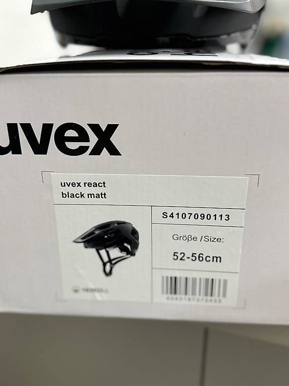 Helme: Velohelm uvex react black matt  – Gebraucht aus Sursee von pilatus.sport 3