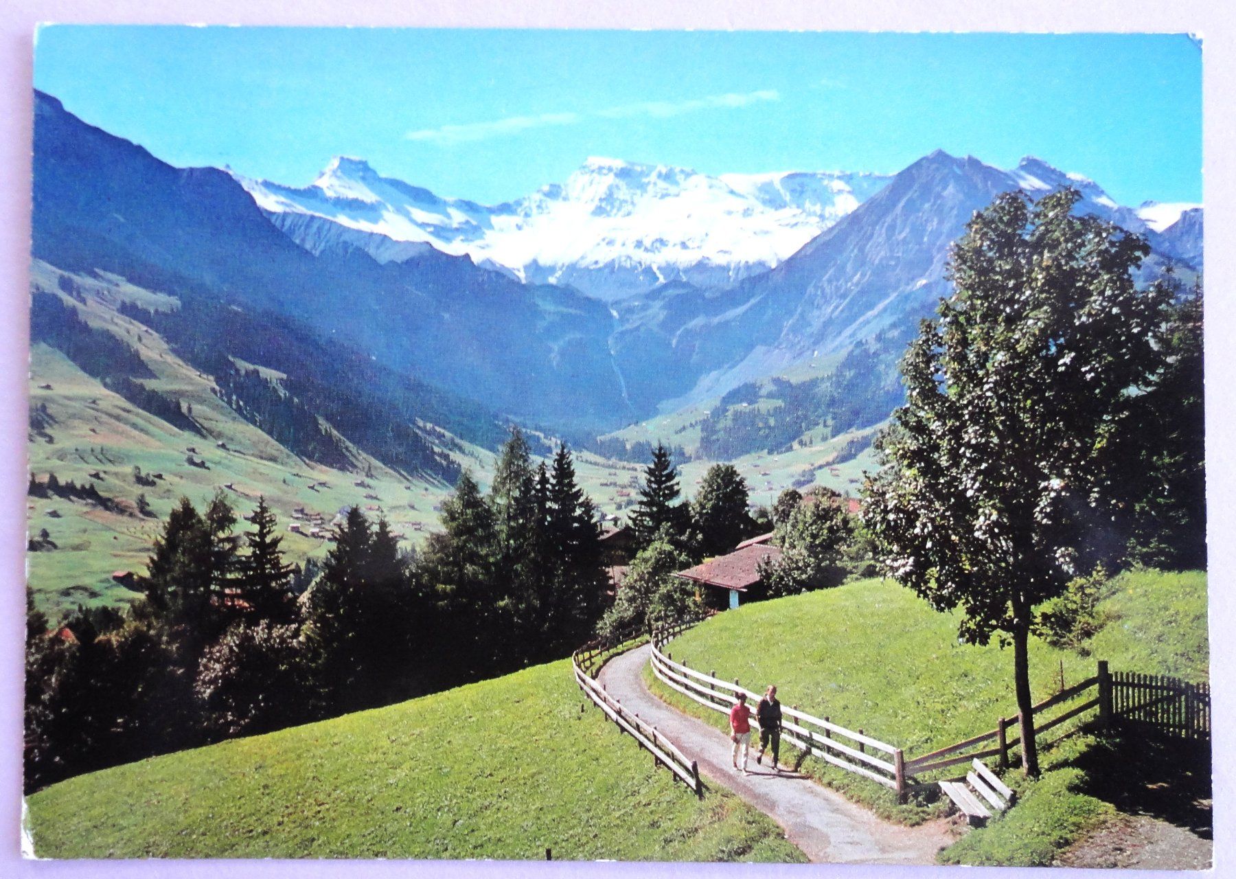 Ansichtskarten: Hörnliweg bei Adelboden – Gebraucht aus Fétigny von Billy2miny
