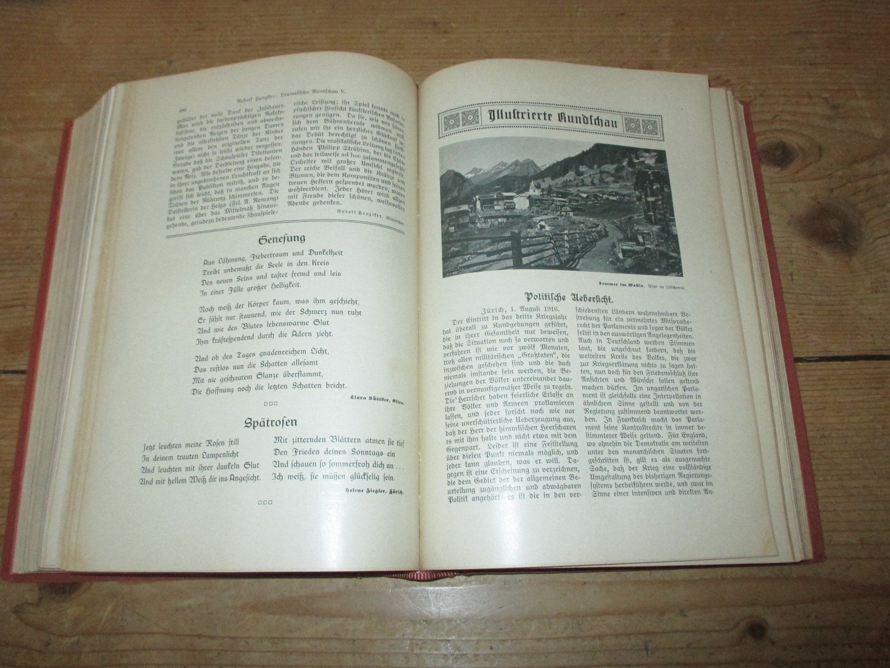 Livres: Die Schweiz 1916 – D'occasion à Flims - Dorf par Stagediver 7