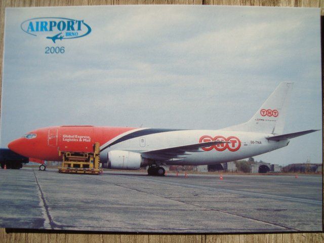 Cartoline postali: TNT B737-300 OO-TNA – Nuovo e nell'imballaggio originale da Thun venduto da Abigboss