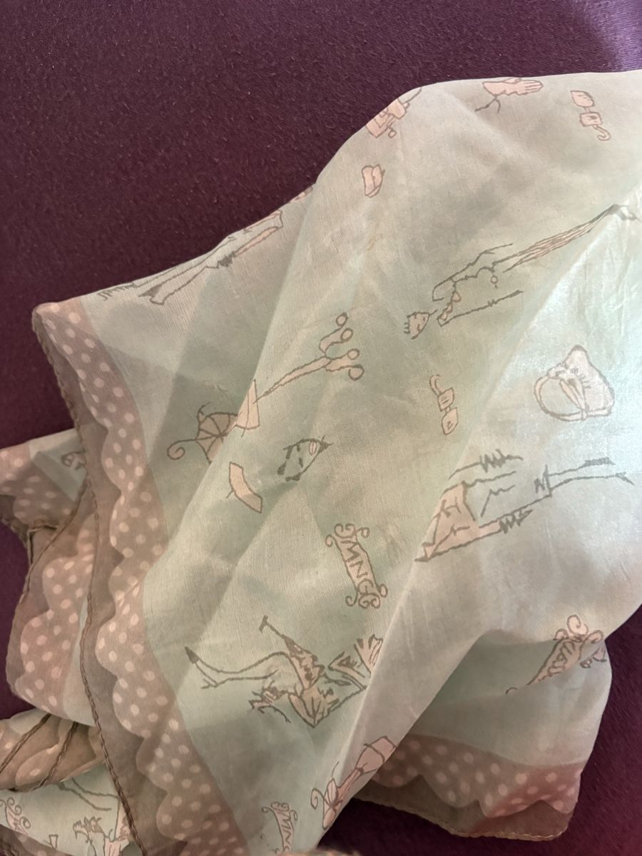 Foulard & Sciarpe: MNG Mango Seidentuch hellblau/grau mit Muster, Top Zustand! – Nuovo (secondo la descrizione) da Bern venduto da Olivia23