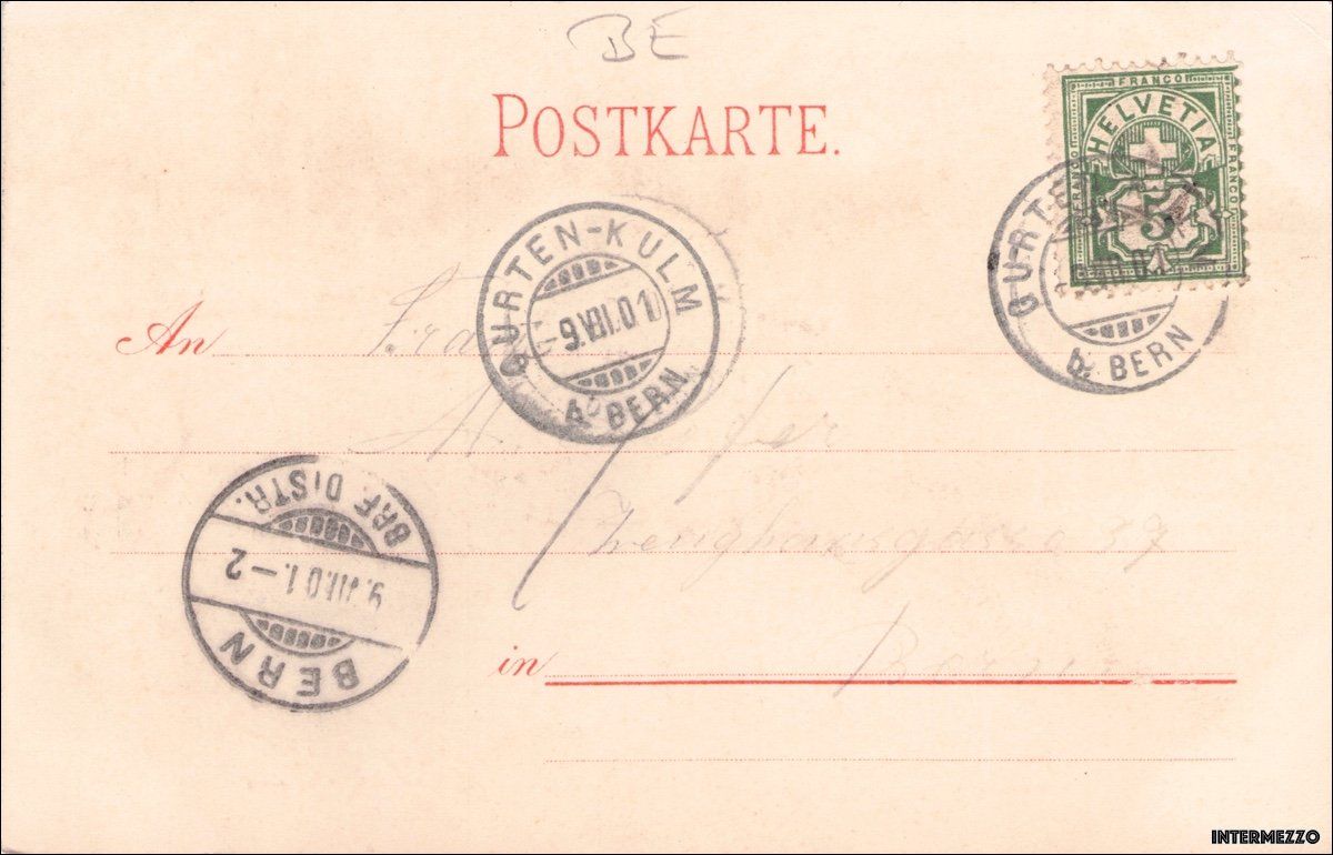 Cartoline postali: Gurten BE // 1901 Gruss vom Gurten Litho – Usato da Basel venduto da intermezzo12 1