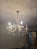 Kronleuchter Glas Kristall 5 Flammig 