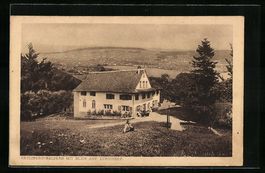 Uetliberg-Baldern, Gasthaus mit Blick au