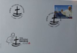 F1683 - FDC Visite du pape