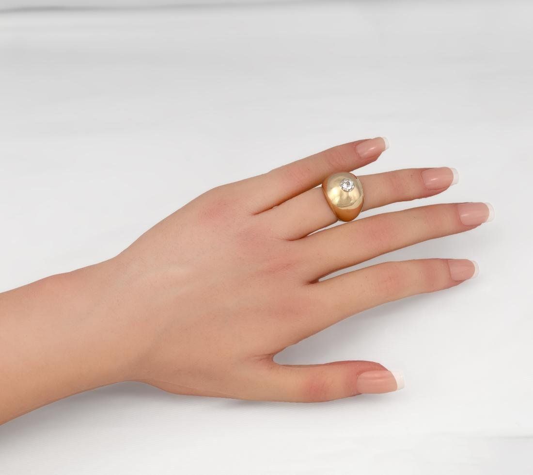Ringe: Solitär-Ring aus Gelbgold – Gebraucht aus Lugano von Historianlugano 2