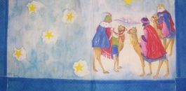 Serviette heilige drei könige (w120) 3Stk.
