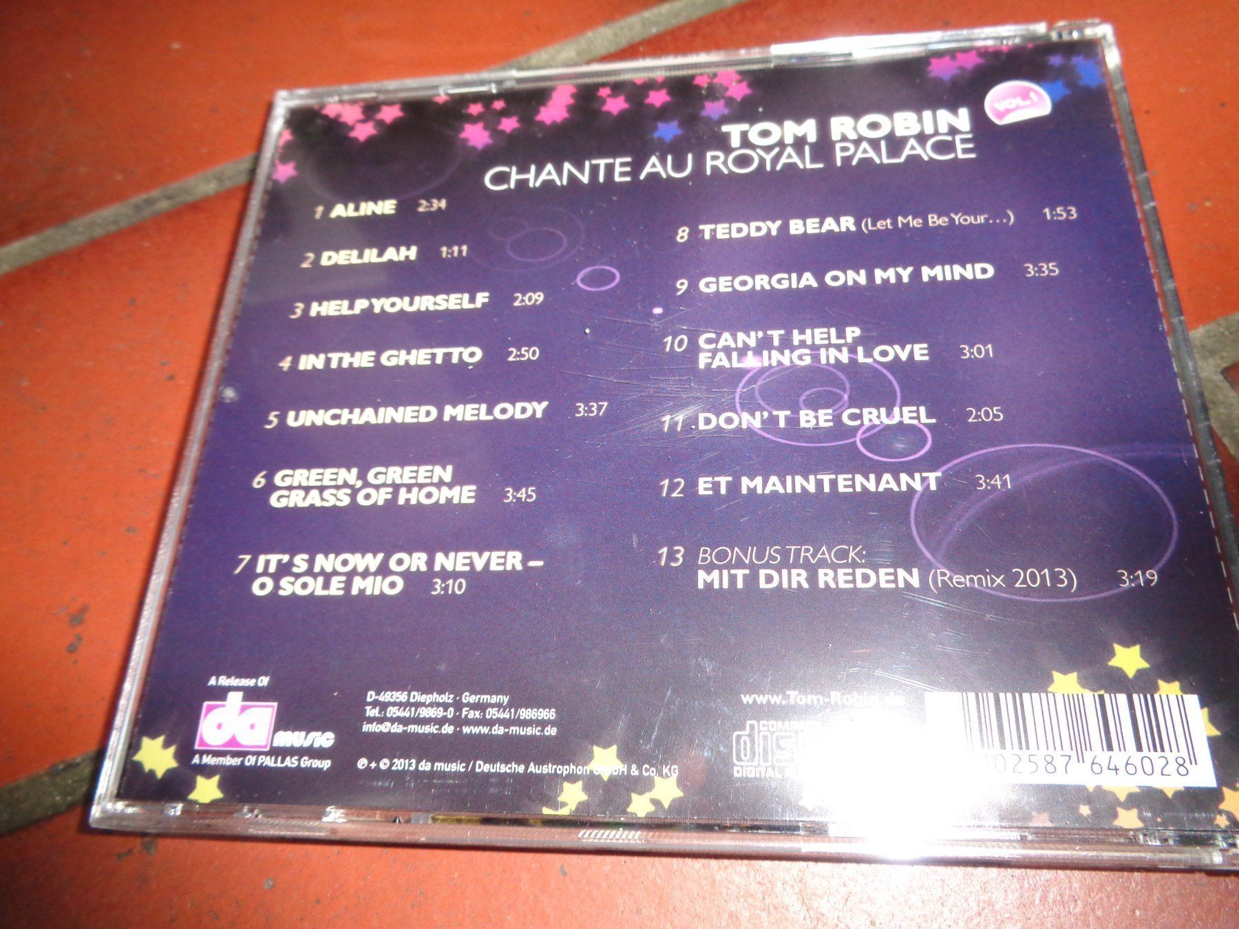 CD: Tom Robin -Chante au Royal Palace CD – Usato da Olten venduto da Disc-Ausverkauf 1