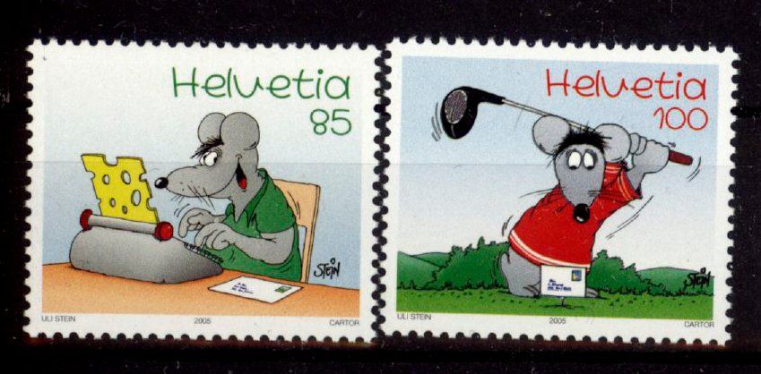 Tutti i francobolli: 2005, Sondermarken Comics ** (2) – Usato da Willisau venduto da Vollstempel