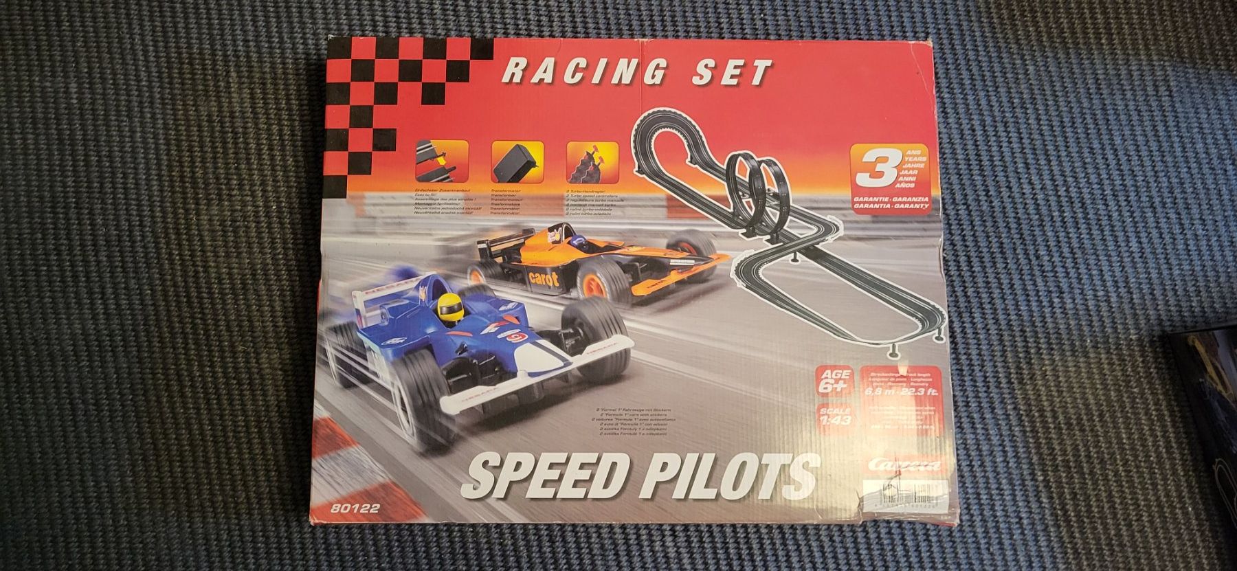 Carrera Rennbahnen: Carrera Speed Pilots Racing Set, ab 6J. – Gebraucht aus Büsserach von namib68