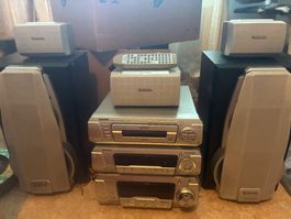 Stereoanlage Technics SC-EH780 mit 5 Lautsprechern
