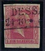 Altdeutschland 1858 Preussen 1 Silber-Groschen gest.