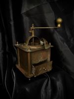 Antique coffee grinder brass used - Turul