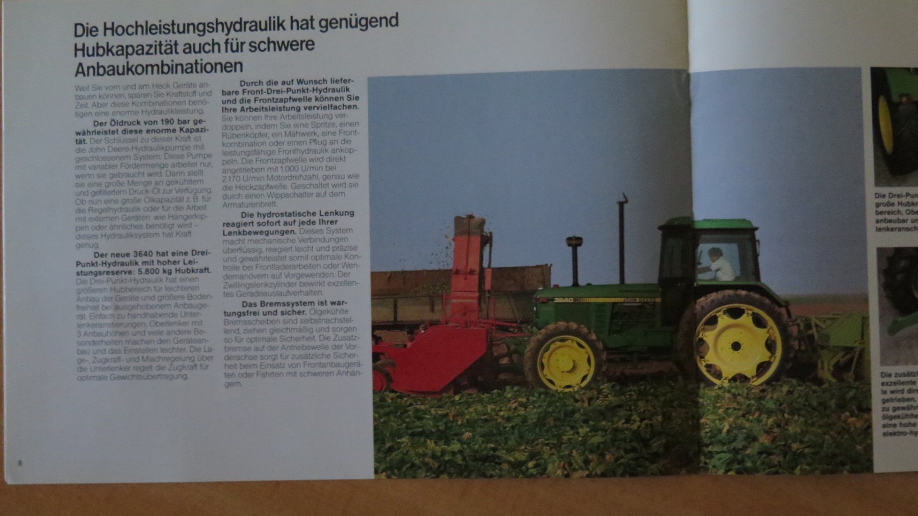 John Deere Trattori: JOHN DEERE Traktor 3640 Allrad Prospekt – Nuovo (secondo la descrizione) da Eiken venduto da HSE44 7