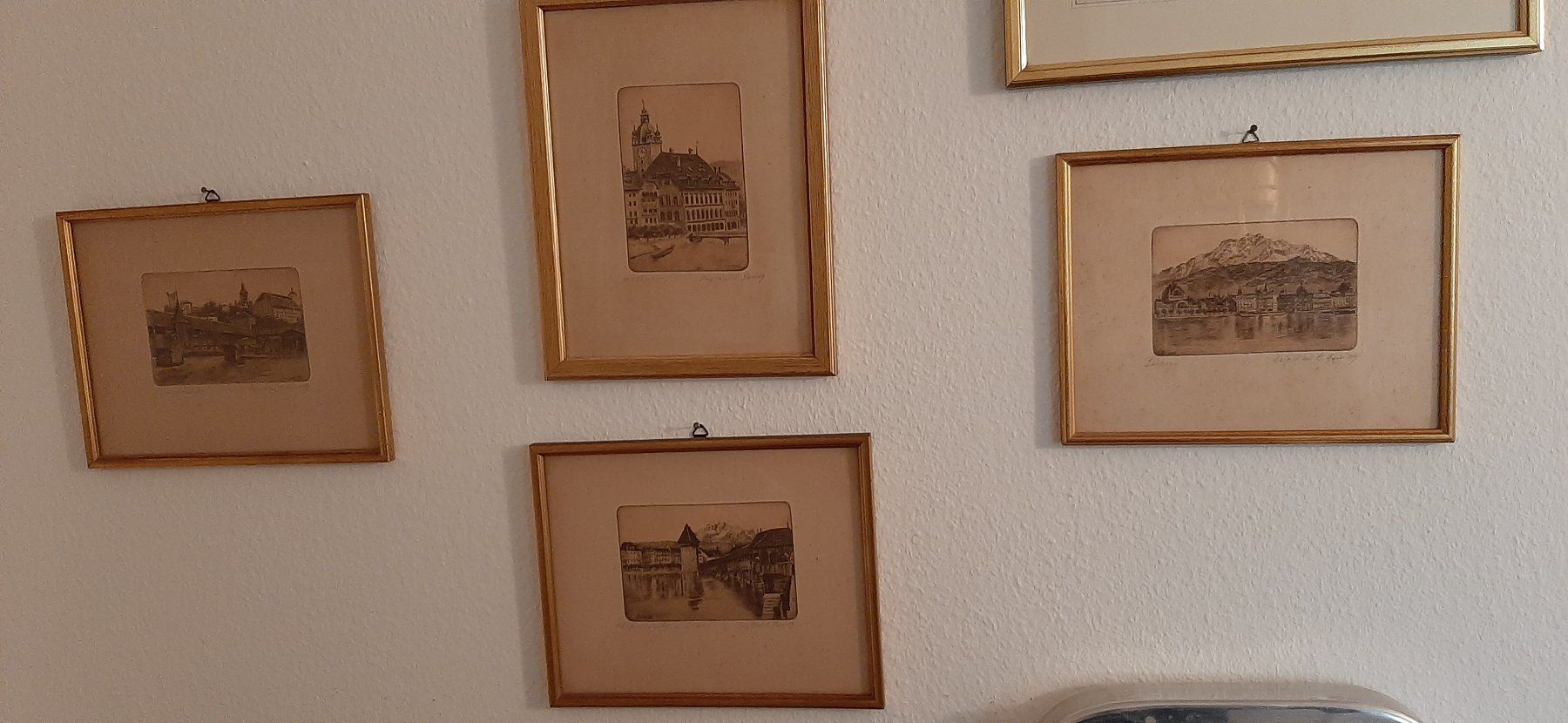 Foto & Immagini: Bilder-Luzern Original Radierungen handsigniert, Passpartout – Nuovo (secondo la descrizione) da Meggen venduto da ebu_t9xx 4