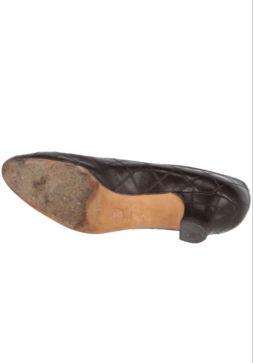 Chanel Damenschuhe: Chanel Quilted Leather Pumps Brown – Gebraucht aus Geneve von mir_ttk6 5