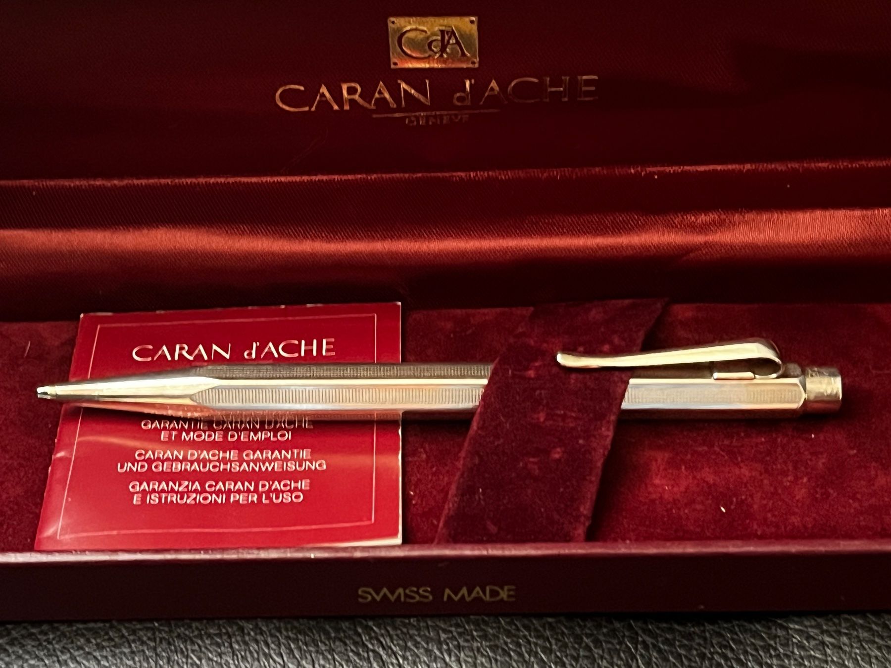 Caran D'Ache Stylos & Marker: Alter Caran d’Ache Ecridor Minenhalter "Pavé" versilbert cw – D'occasion à Zürich par FV.vintage 1