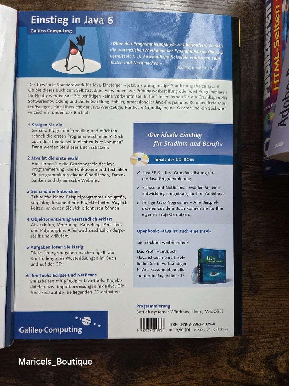 Bücher: Mastering Visual Basic 2010 and Einstieg in Java 6 Books – Gebraucht aus Winterthur von Maricels_Boutique 5