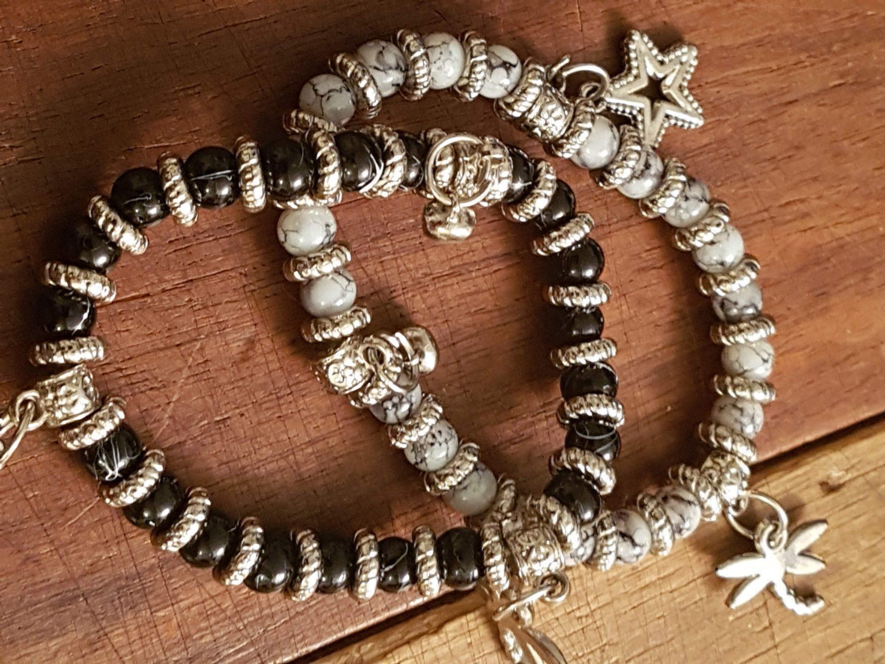 Armbänder & -reifen: Armband grau silberf. maritim Strand – Neu (gemäss Beschreibung) aus Ettingen von Maranathatalitha 6
