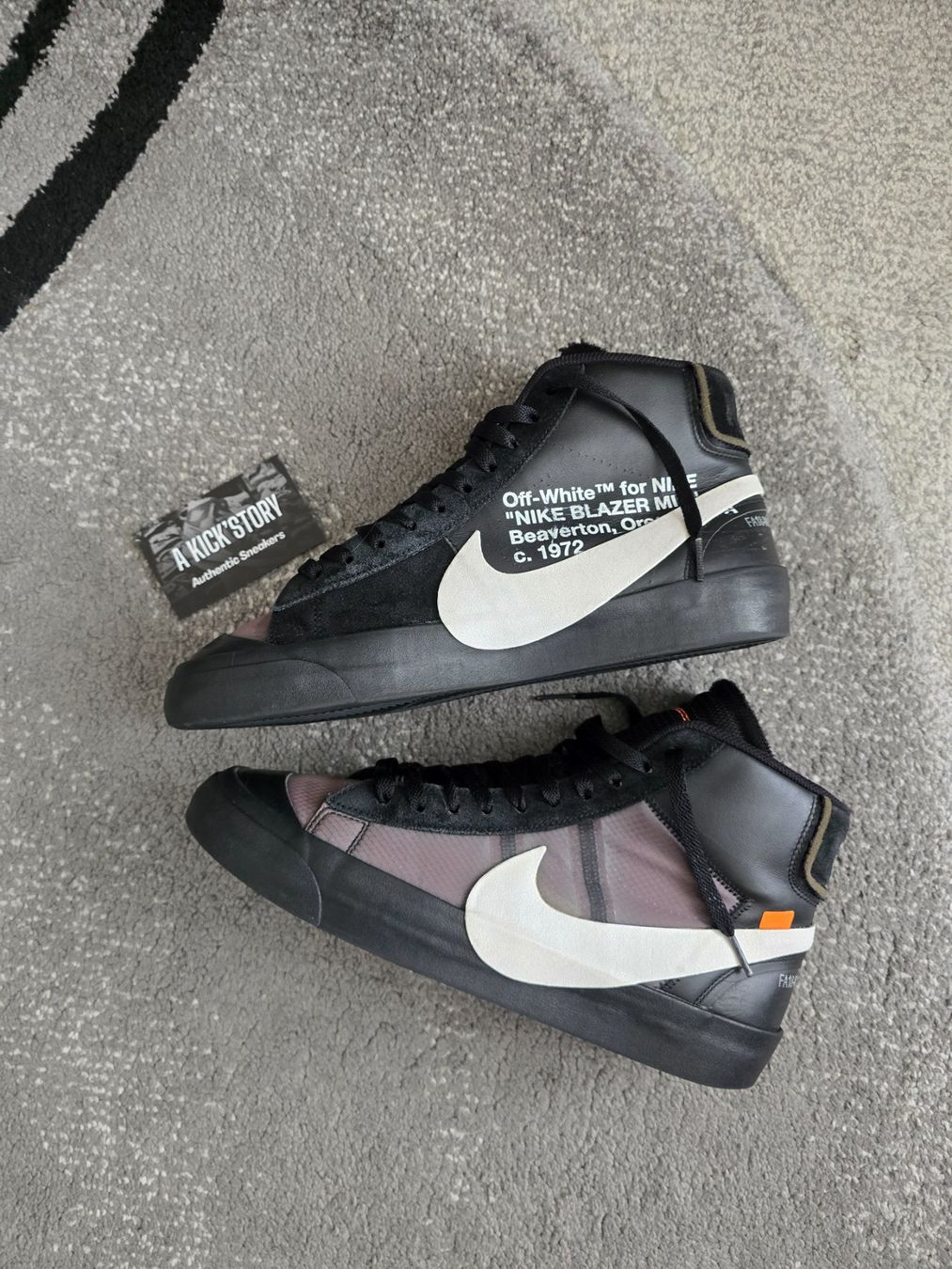 Scarpe da uomo: Blazer high off white grim reaper – Usato da Bôle venduto da A_Kickstory 2