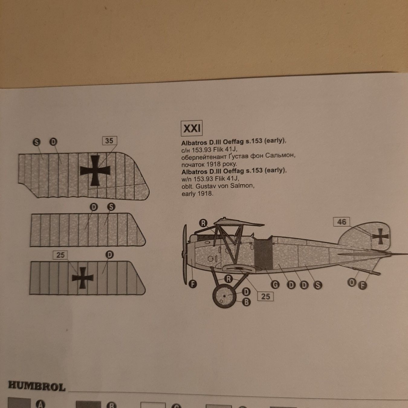 Kit di modellismo & Modellini statici: 307a ... Albatros D.III ... Roden Ro 024 – Nuovo (secondo la descrizione) da Bonstetten venduto da Benibanny59 3