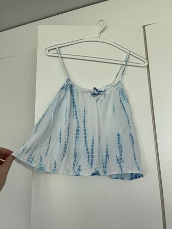 Sommer Top Batik Muster Blau/Weiss, Grösse S/M, Neu!