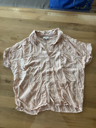 Sommerbluse, Gr. M, zartrosa, leicht & luftig für den Sommer