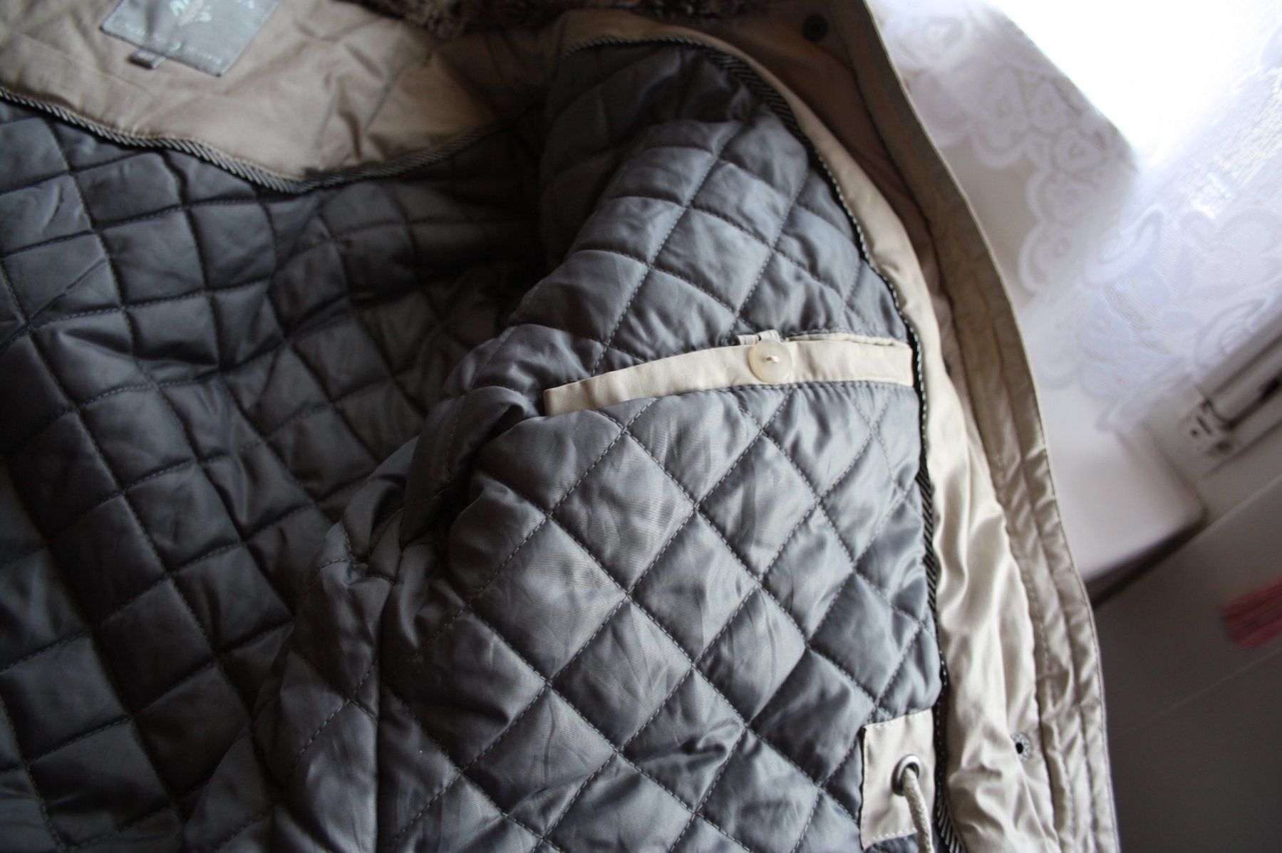 Giacche: Jacke Winterjacke IN LINEA beige Gr. 40 – Difettoso da Flüelen venduto da Diversicum-Textil 9