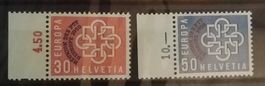 W) 349-350, Europamarken, postfrisch Kt 25.-