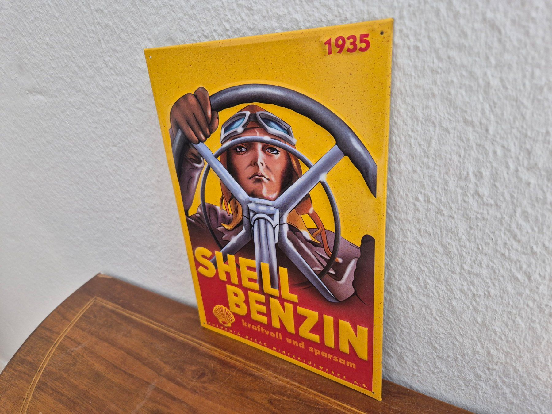 Shell Insegne: Blechschild Shell Tankstelle Tanksäule Limitiert 1995 Blech – Usato da Schaffhausen venduto da pfanis09 4