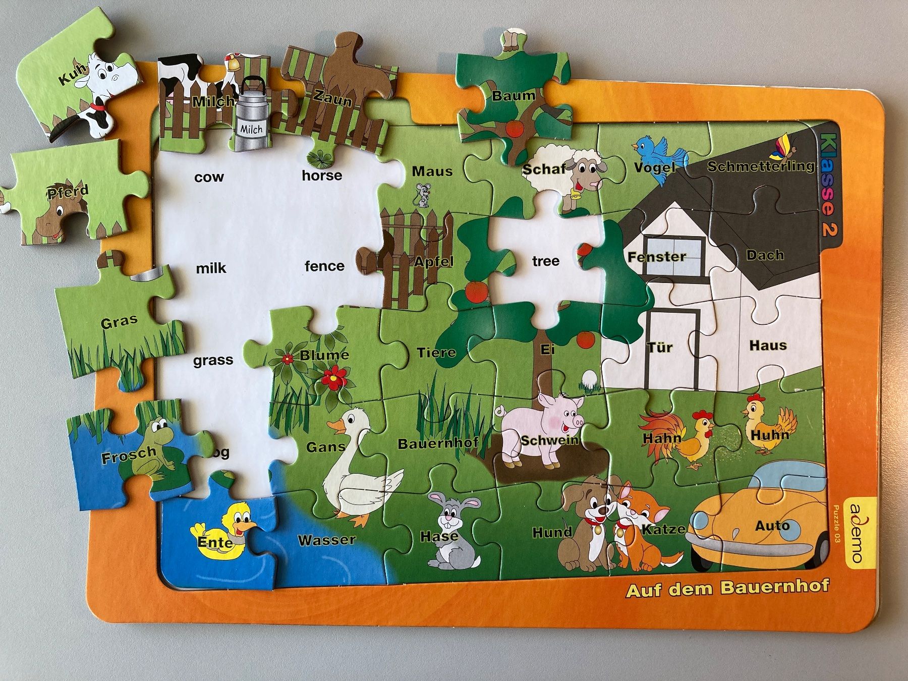 Puzzle: Englisch-Deutsch  Puzzles 3 Stück – Usato da Wil SG venduto da elrawi 1