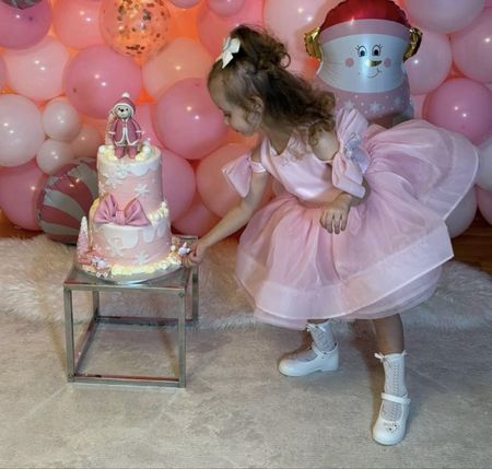 Mädchenkleid in Rosa