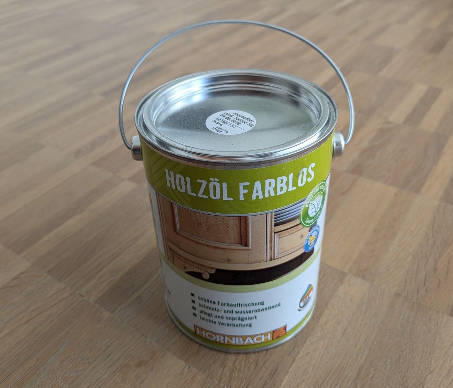 Farben & Lack: Hornbach Holzöl Farblos, 2.5L – Neu und originalverpackt aus Basel von kozy.li