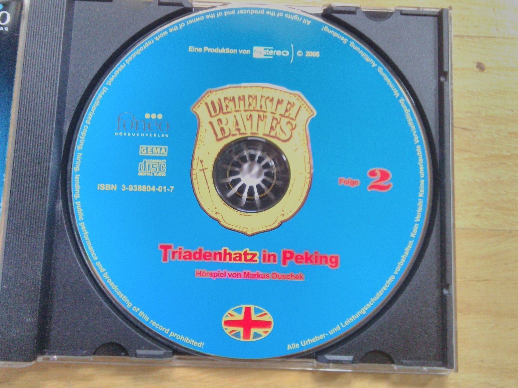 CD: Detektei Bates 1+2     (Markus Duschek) – Usato da St.Galllen venduto da elkaphone 7