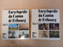 Encyclopédie Canton Fribourg, Tomes 1 & 2, parfait état