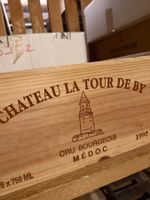 OPPORTUNITÉ Caisse de bois 6x La Tour de By 1995 Médoc