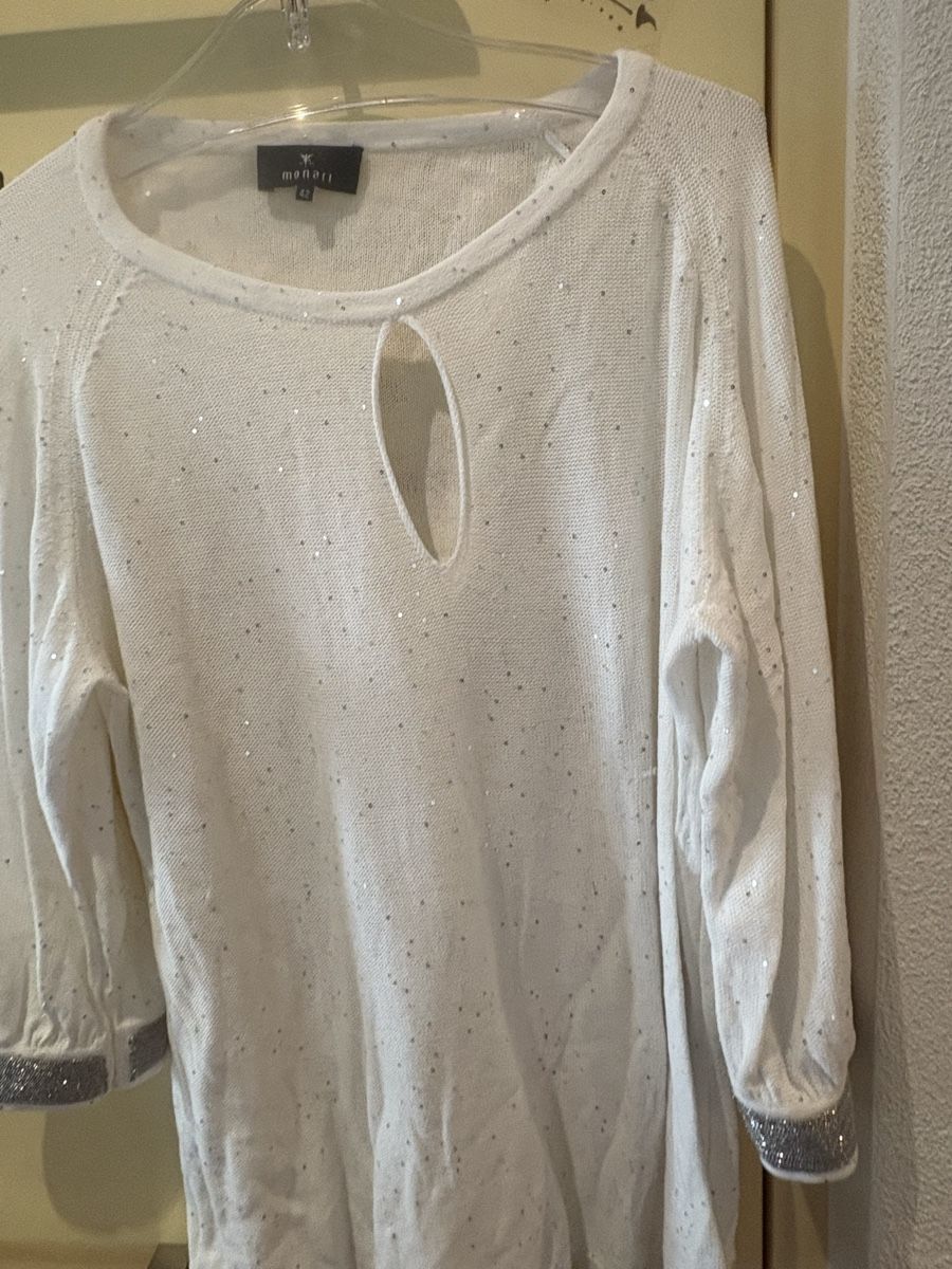 Monari Pullover & Sweatshirts: Monari Feinstrickpullover mit Strass , NP 139 – Gebraucht aus Obbürgen von bugi6868 7
