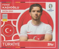 EURO 2024 Topps sticker TURKIYE TUR 11 KADIOGLU