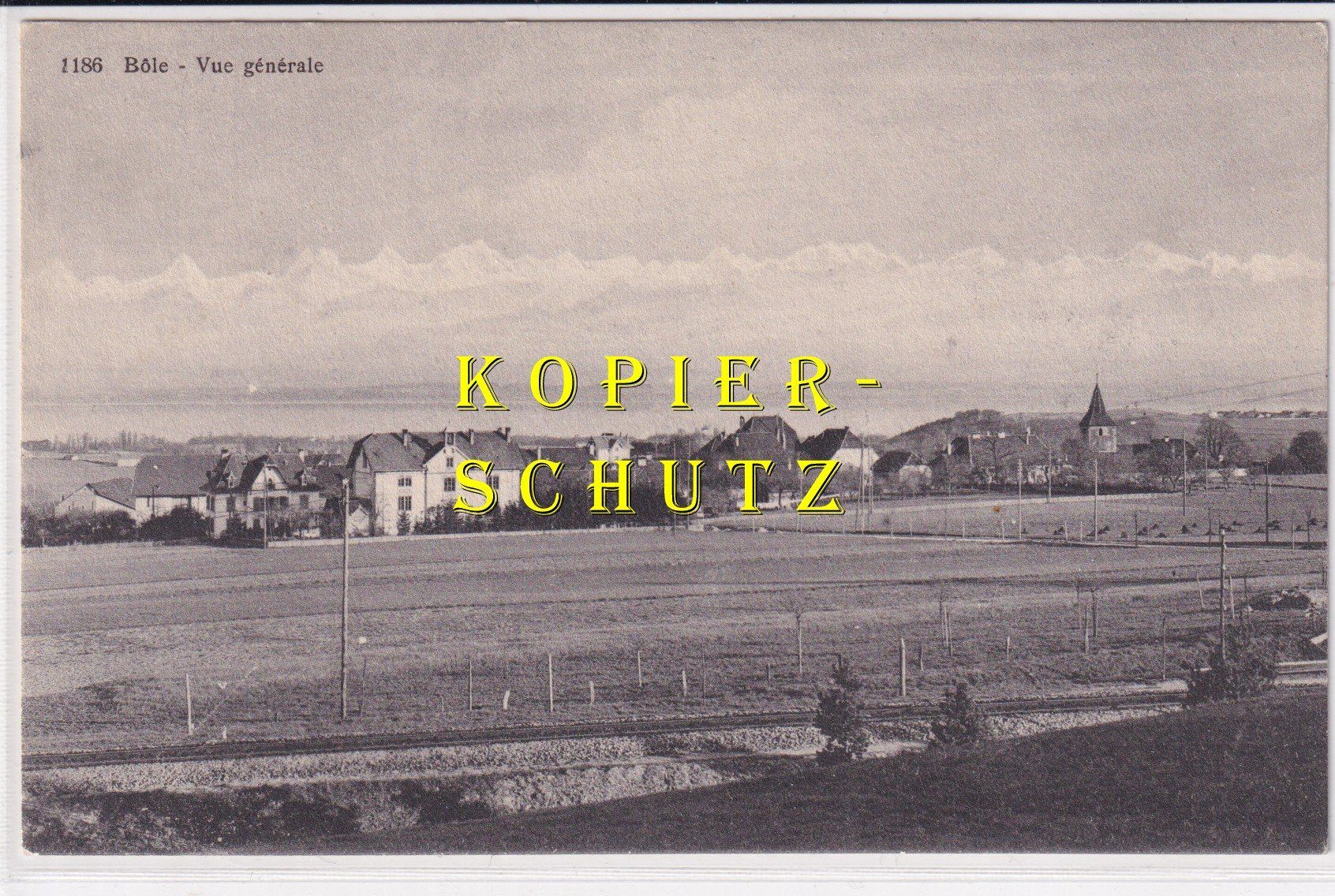 Cartoline postali: Bôle - Vue générale /bq – Usato da Hombrechtikon venduto da Rudolf07