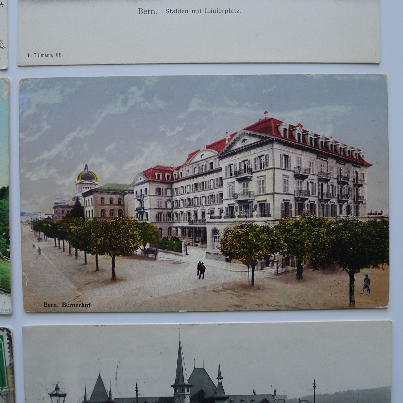 Cartoline postali: 6 alte Ansichtskarten BERN, Litho, Gurten - Bahn, Stalden – Usato da Ebikon venduto da SilvioFreund 5